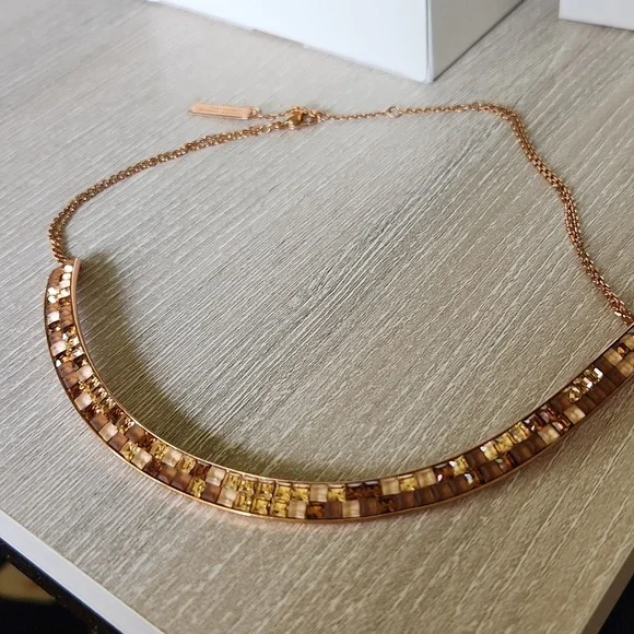 NEW Atelier SWAROVSKI frozen crystal necklace - Picture 2 of 3